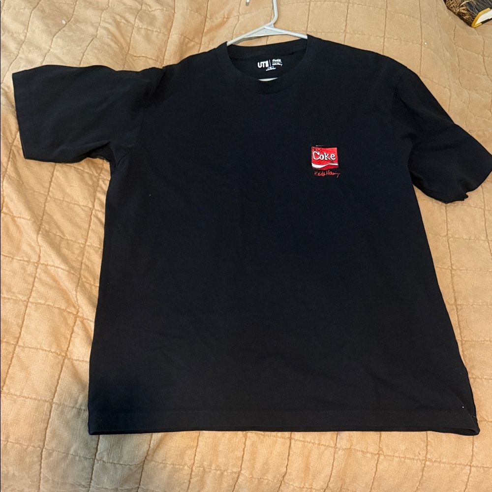 Coca Cola Black Tee with Red Logo